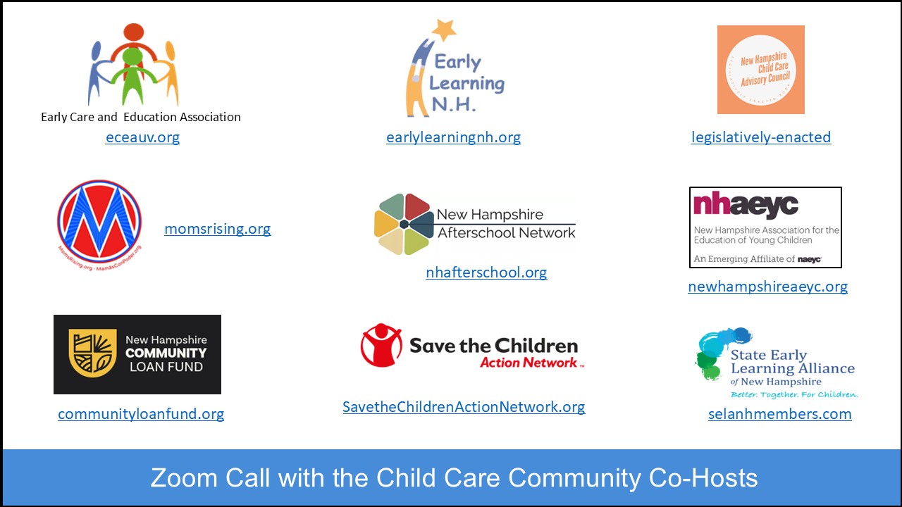 Zoom Call with the Child Care Community